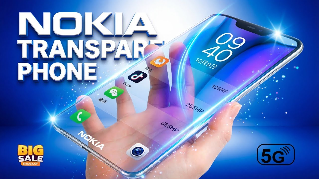 NOKIA TRANSPARENT PHONE! First Look at the GHOST Phone