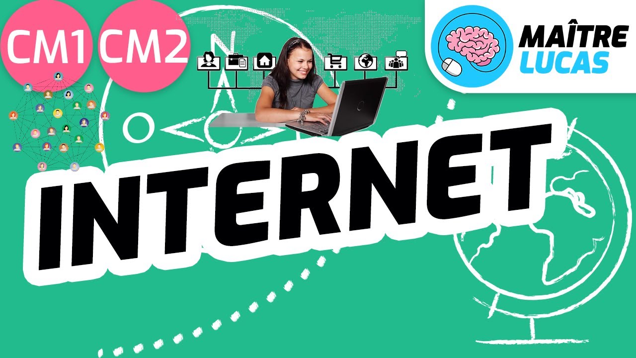 Communiquer d'un bout à l'autre du monde grâce à internet CM1 - CM2 - 6e - Géographie