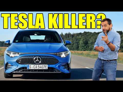 2026 Mercedes Benz CLA 250+ with EQ Technology - Can It Beat Tesla? (ENG) - Test Drive and Review