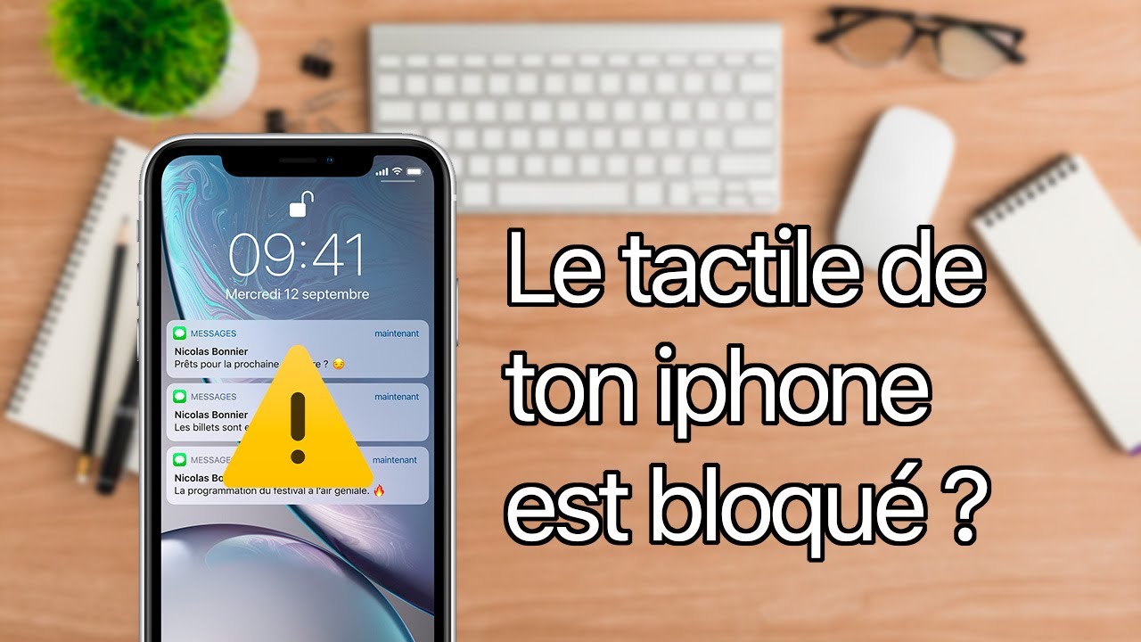 Comment débloquer un iPhone avec le tactile bloqué