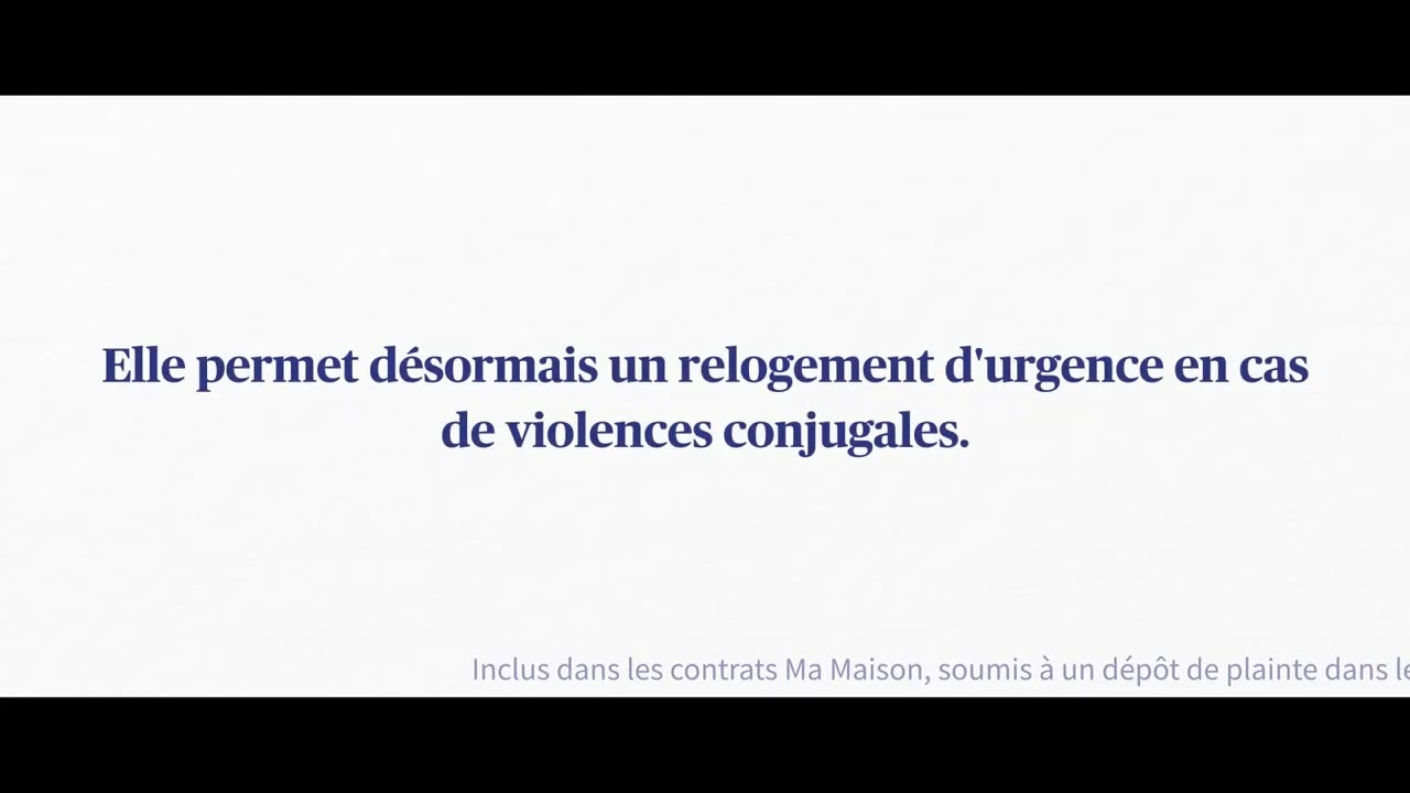 AXA France : Relogement d’urgence en cas de violences conjugales (20s sous-titré)