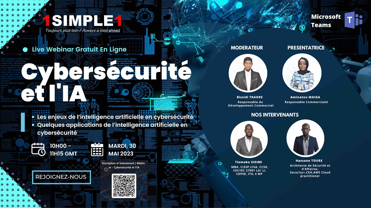 WEBINAR - CYBERSECURITE ET l'IA
