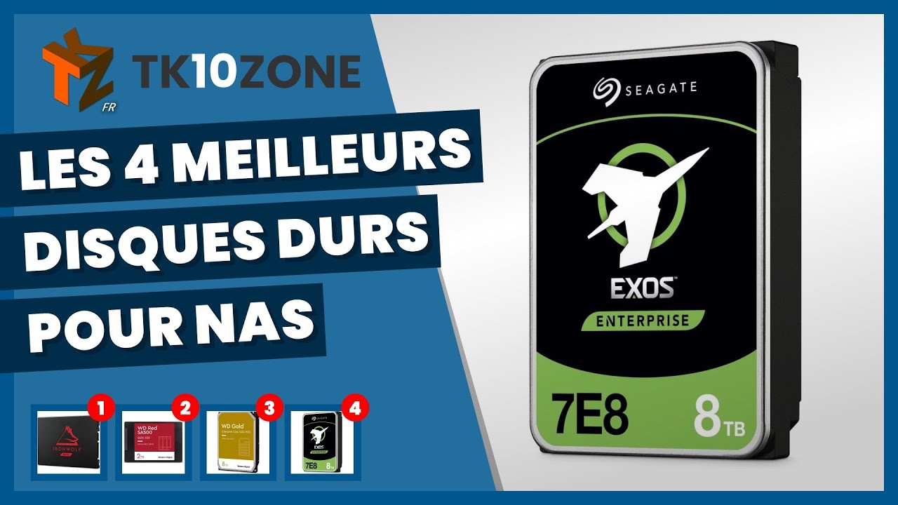 Les 4 meilleurs disques durs pour nas
