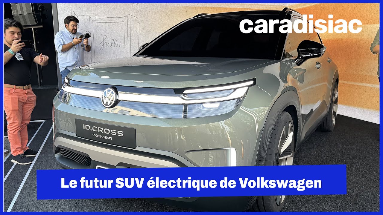 Avec le ID.Cross concept, Volkswagen dévoile son futur SUV électrique au salon de Munich