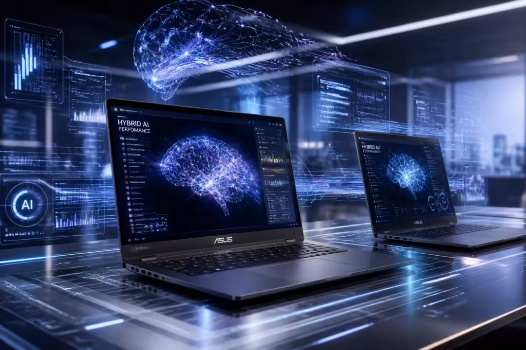 Les PC Asus adoptent la puissance de l’IA hybride pour une nouvelle ère informatique