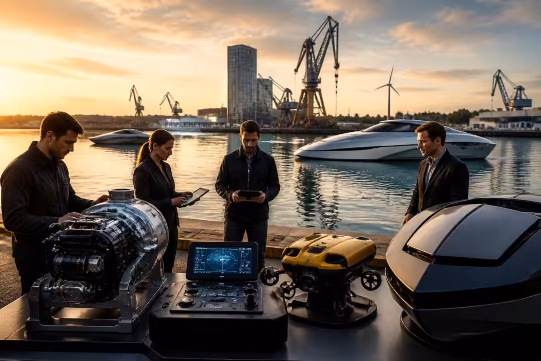 découvrez comment hy.g motors, switch, sea.ai et vectura, sélectionnés par le gican, innovent pour transformer et révolutionner l'industrie maritime avec des technologies de pointe.