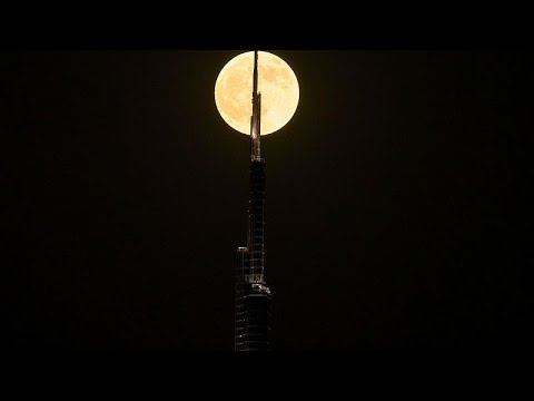 L'éclipse lunaire totale vue au Moyen-Orient