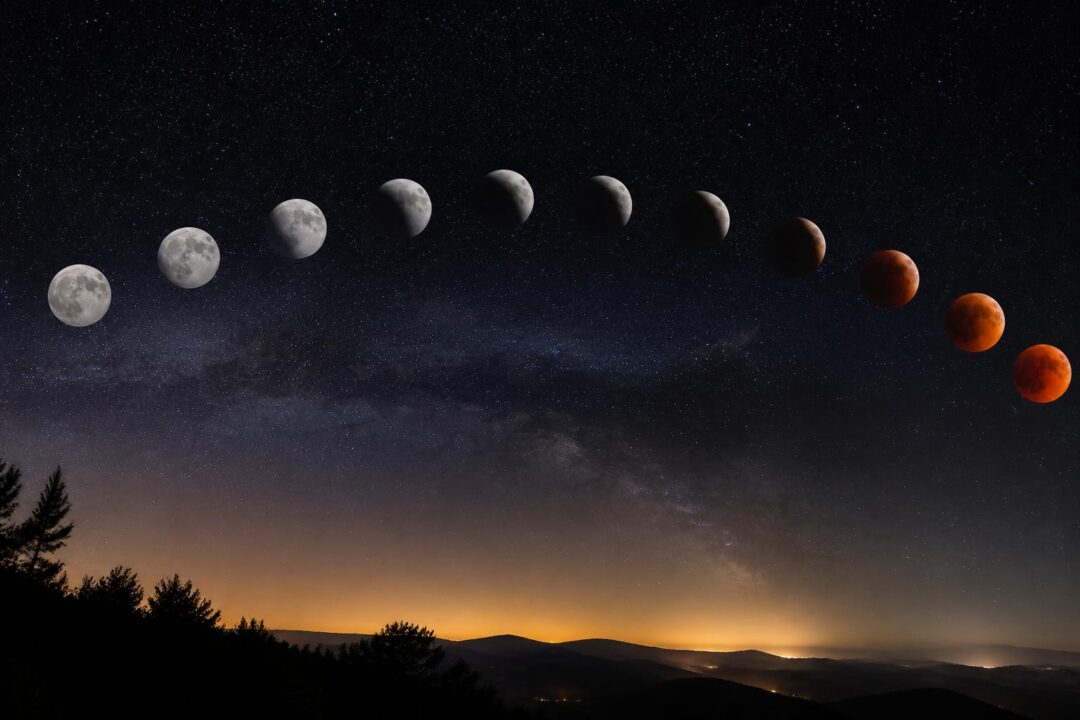 Éclipse lunaire totale du 3 mars 2026 : suivez chaque phase en direct et en détails