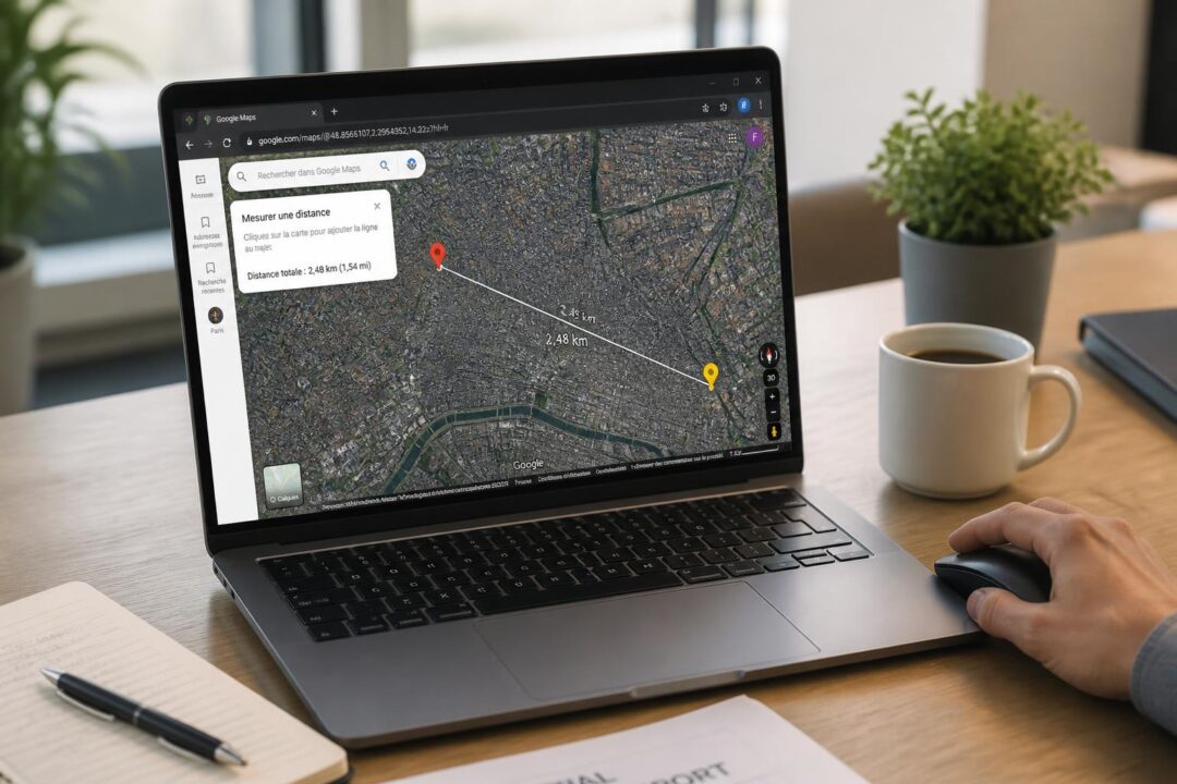 Guide pratique : mesurer la distance à vol d&rsquo;oiseau sur Google Maps facilement