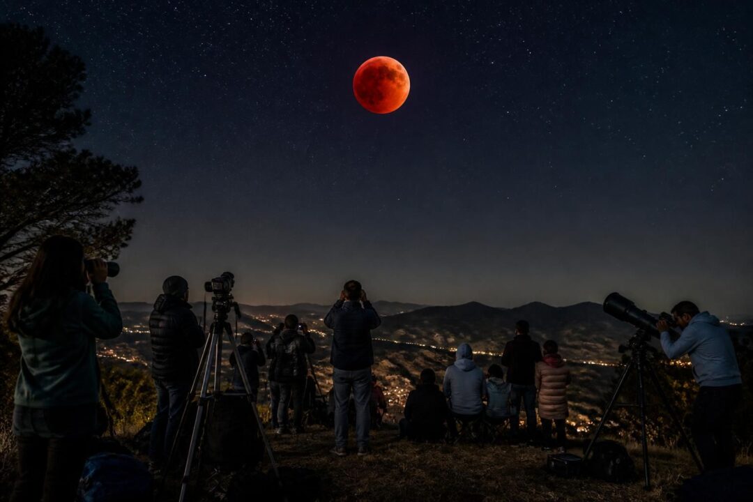 Guide pour observer en direct l’éclipse totale de Lune du 3 mars 2026