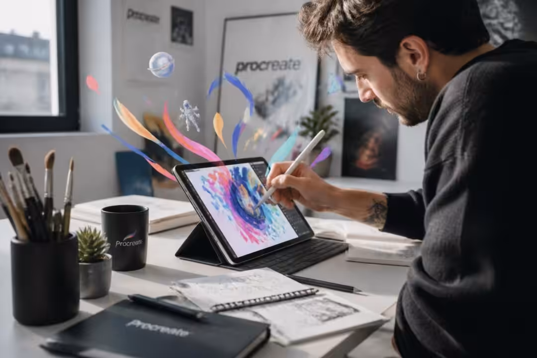 découvrez procreate, l'application essentielle pour exprimer pleinement votre créativité numérique grâce à des outils puissants et intuitifs.