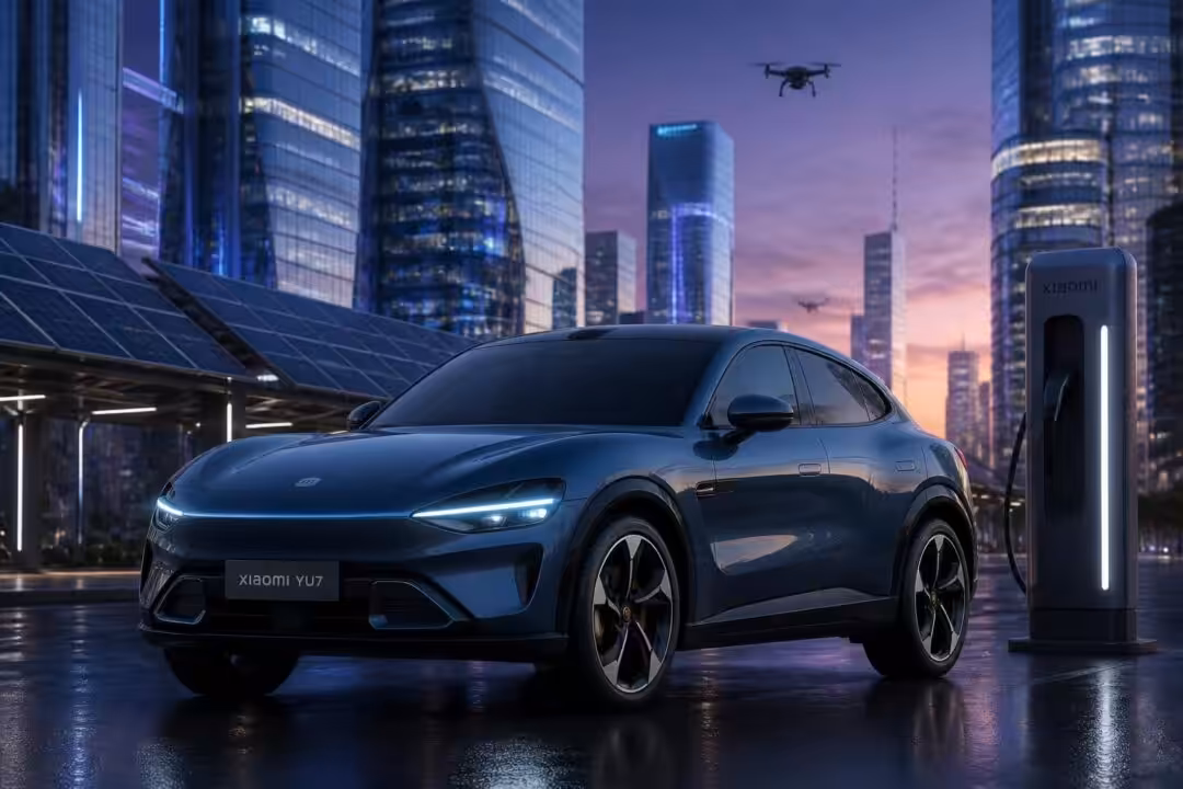 découvrez le xiaomi yu7 électrique, premier suv à intégrer une technologie révolutionnaire, représentant un véritable défi pour tesla dans le secteur des véhicules électriques.