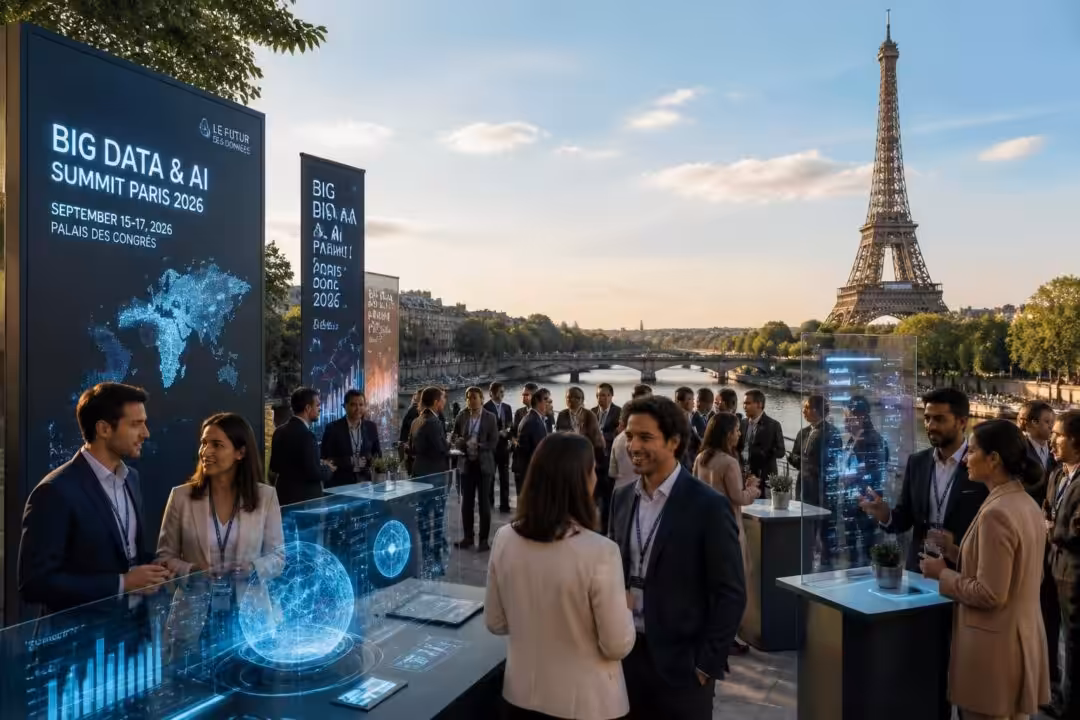 participez au big data & ia paris les 15 et 16 septembre 2026, l'événement incontournable au cœur de paris pour découvrir les dernières innovations en intelligence artificielle et données massives.
