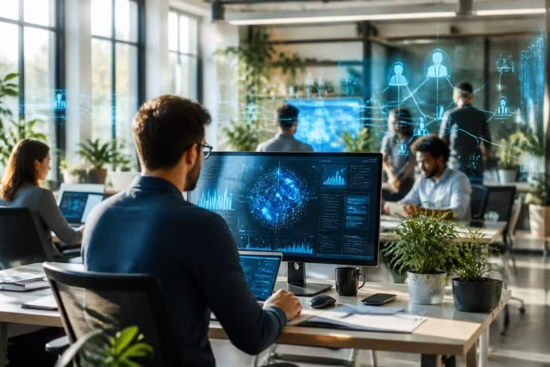 découvrez comment l'intelligence artificielle transforme le bureau en augmentant la productivité et en mettant en lumière le travail invisible souvent négligé.