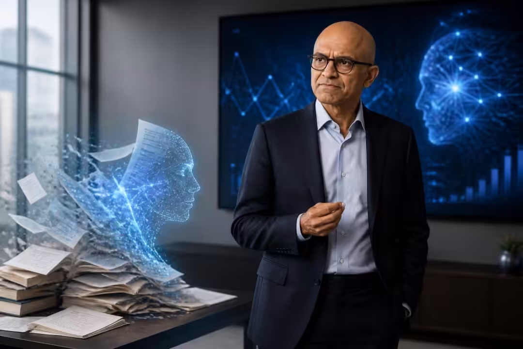 satya nadella alerte sur un paradoxe préoccupant : comment rémunérer une intelligence artificielle qui exploite les savoirs des entreprises, soulevant des enjeux éthiques et économiques majeurs.